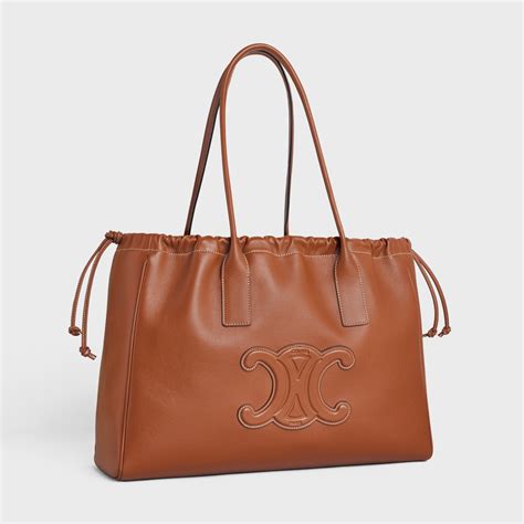 celine cabas drawstring bag|CABAS DRAWSTRING CUIR TRIOMPHE IN SMOOTH .